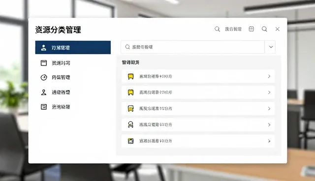 资源分类管理中提示词交易的实际环节与处理方法